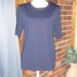 Investments Signature Knit Top Navy XL